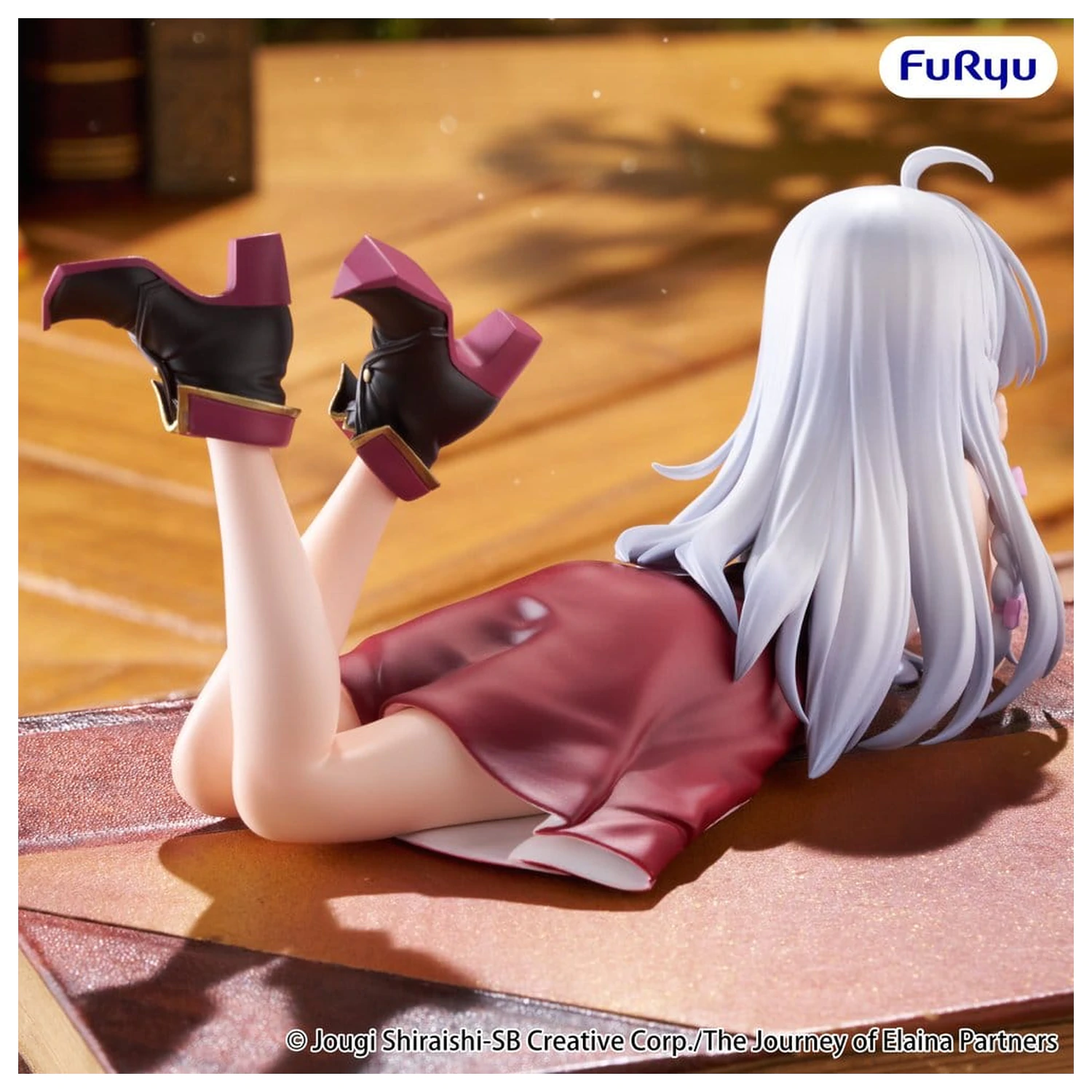 The Journey of Elaina Noodle Stopper PVC Figura Elaina Lying Down Ver. 11 cm fotografija proizvoda