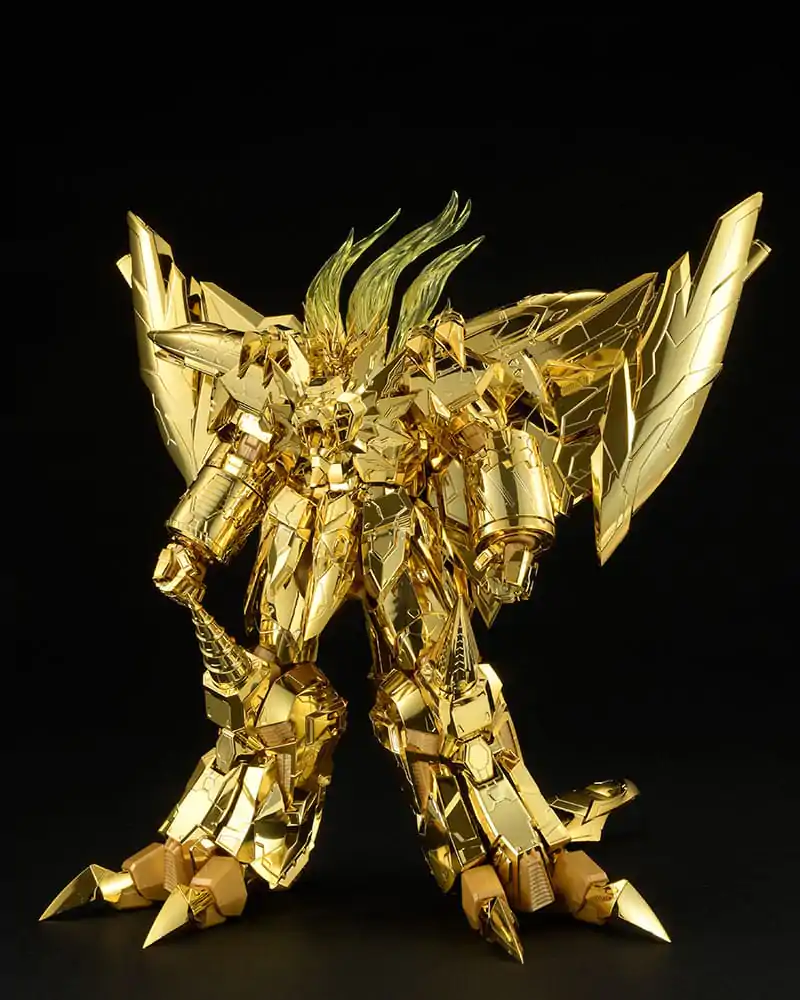 The King of Braves GaoGaiGar Amakunitech Plastični Model Kit Genesic Gaogaigar The Golden Destroyer 18 cm fotografija proizvoda