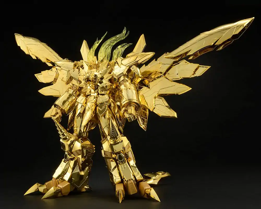 The King of Braves GaoGaiGar Amakunitech Plastični Model Kit Genesic Gaogaigar The Golden Destroyer 18 cm fotografija proizvoda