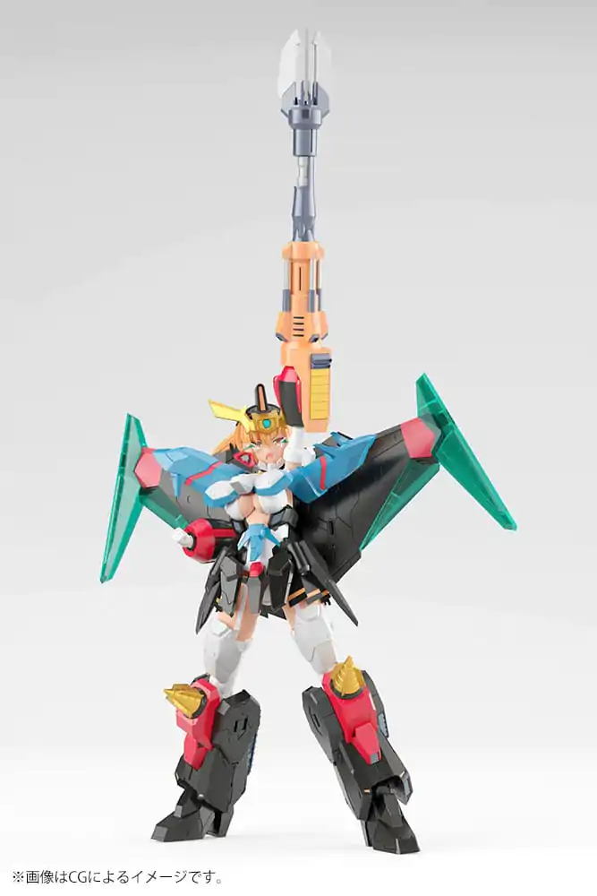 The King of Braves GaoGaiGar Cross Frame Girl Plastični Model Kit Star Gaofighgar 19 cm fotografija proizvoda