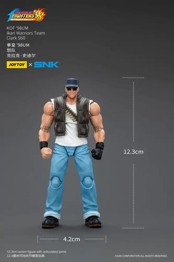 The King Of Fighters '98 Akcijska figura Hero Team Clark Still 12 cm fotografija proizvoda