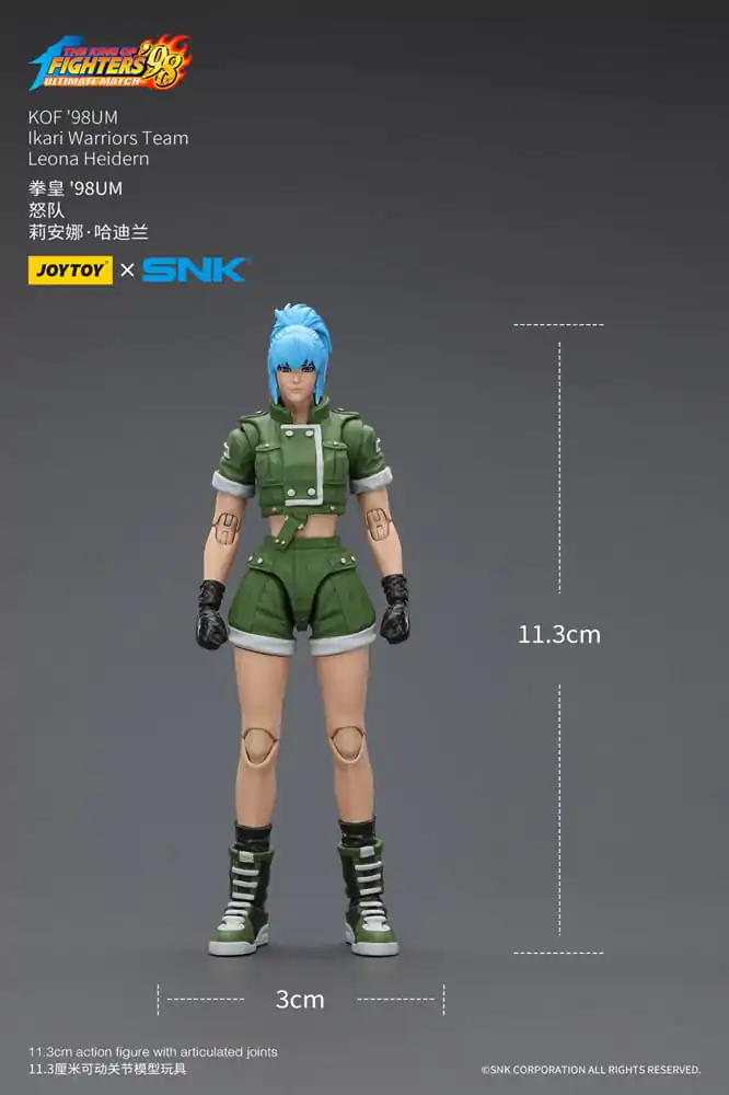 The King Of Fighters '98 akcijska figura Hero Team Leona Heidern 11 cm fotografija proizvoda