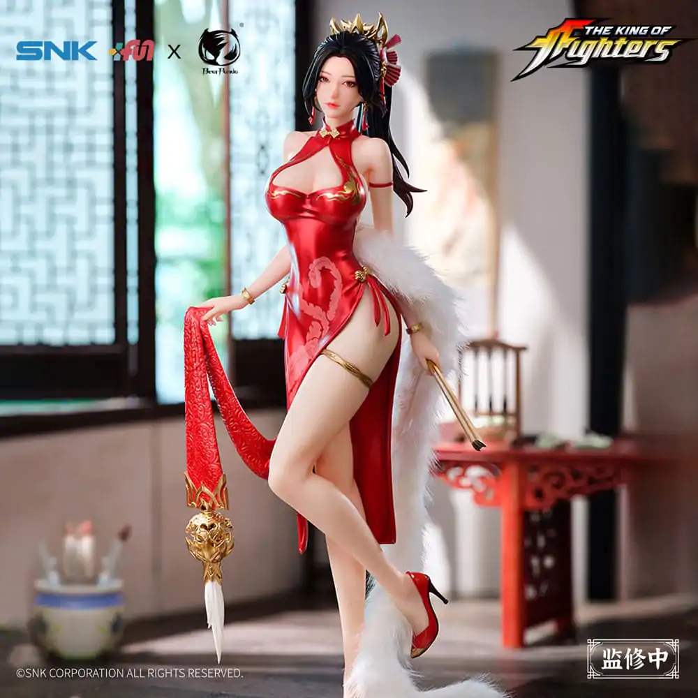 The King of Fighters Dress Series PVC Kip 1/6 Mai Shiranui Hong Shang Wu Ver. 40 cm fotografija proizvoda