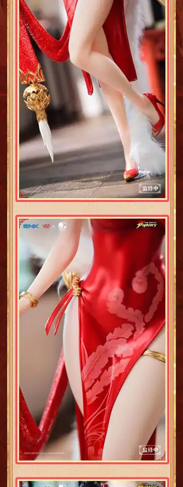 The King of Fighters Dress Series PVC Kip 1/6 Mai Shiranui Hong Shang Wu Ver. 40 cm fotografija proizvoda