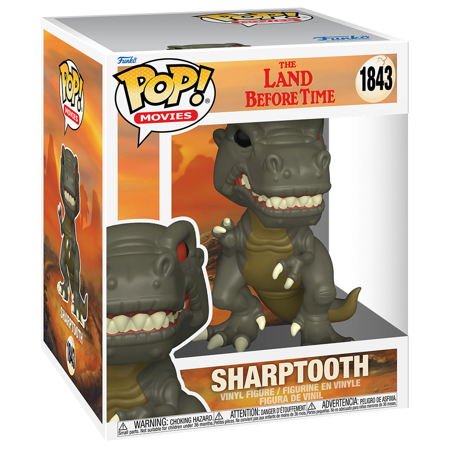 The Land Before Time Super Sized Funko POP! Vinyl figura Sharptooth 15 cm fotografija proizvoda