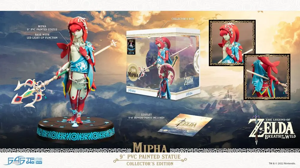 The Legend of Zelda Breath of the Wild PVC Statua Mipha Kolekcionarsko izdanje 22 cm fotografija proizvoda