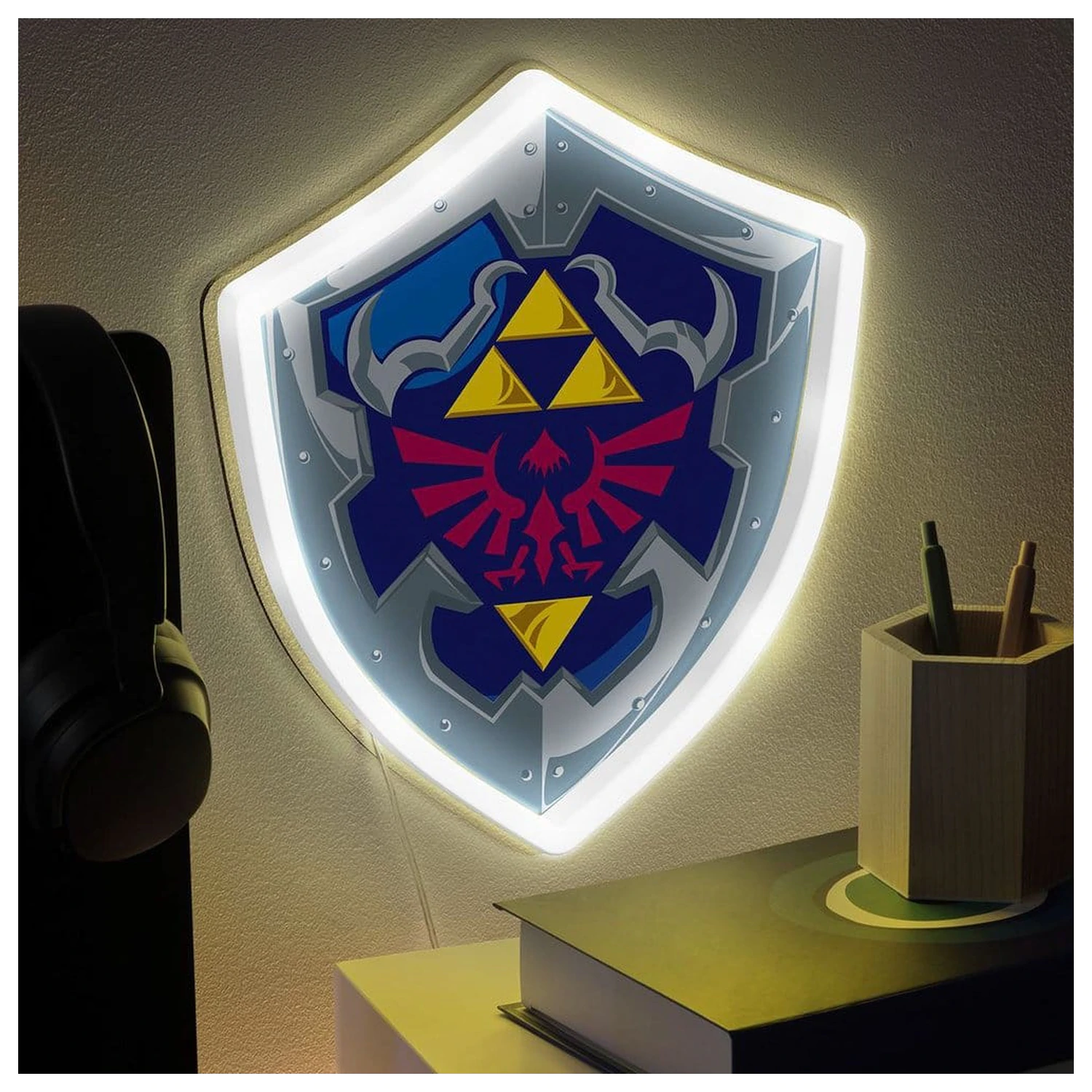 The Legend of Zelda Wall Lamp Hylian Shield zidna svjetiljka fotografija proizvoda