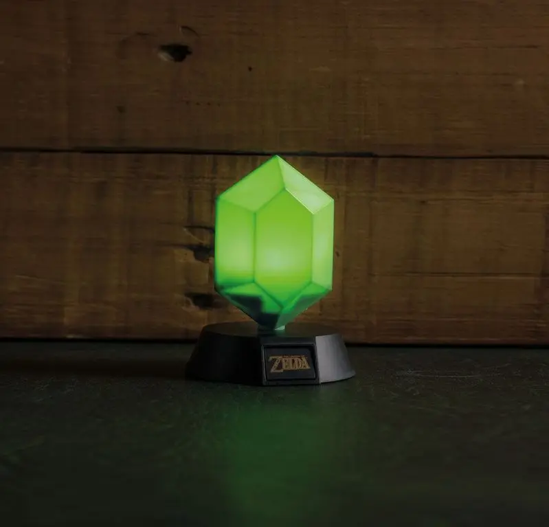 Legend of Zelda 3D svjetiljka Green Rupee 10 cm fotografija proizvoda