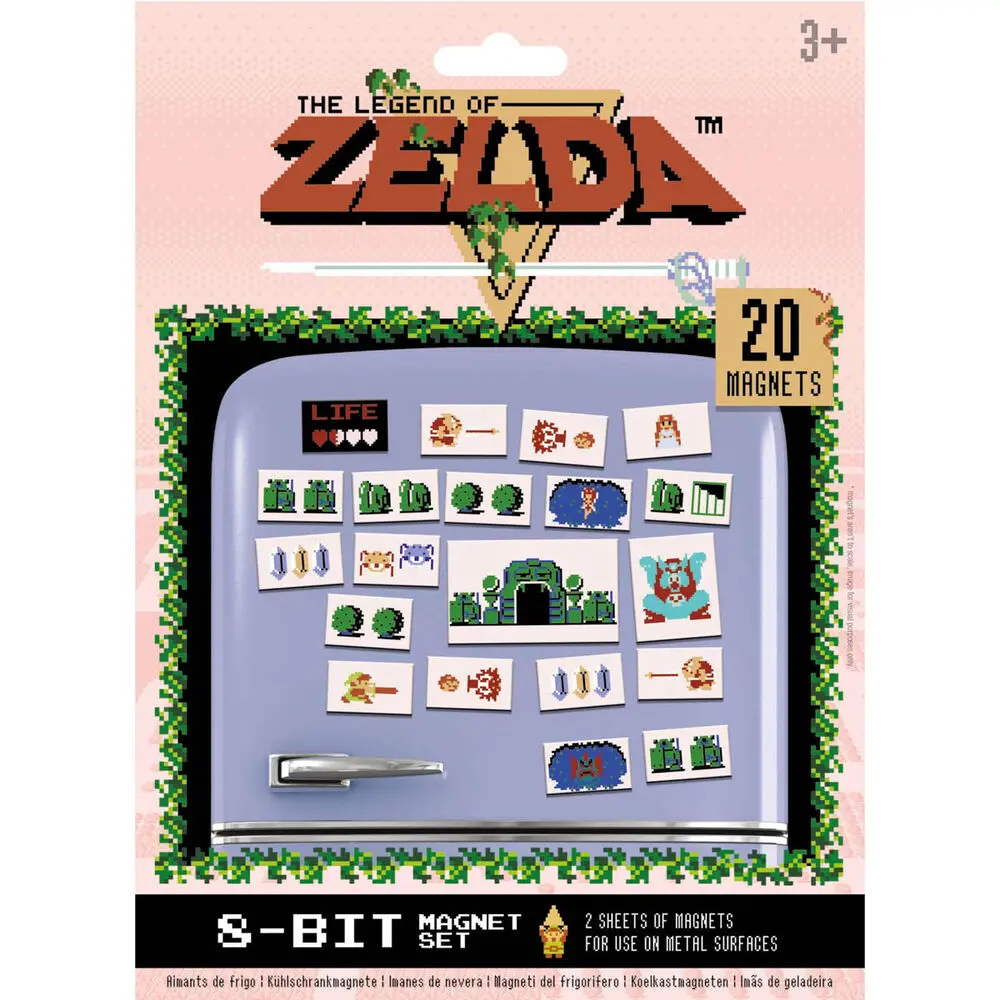 The Legend of Zelda Magneti za hladnjak Retro fotografija proizvoda