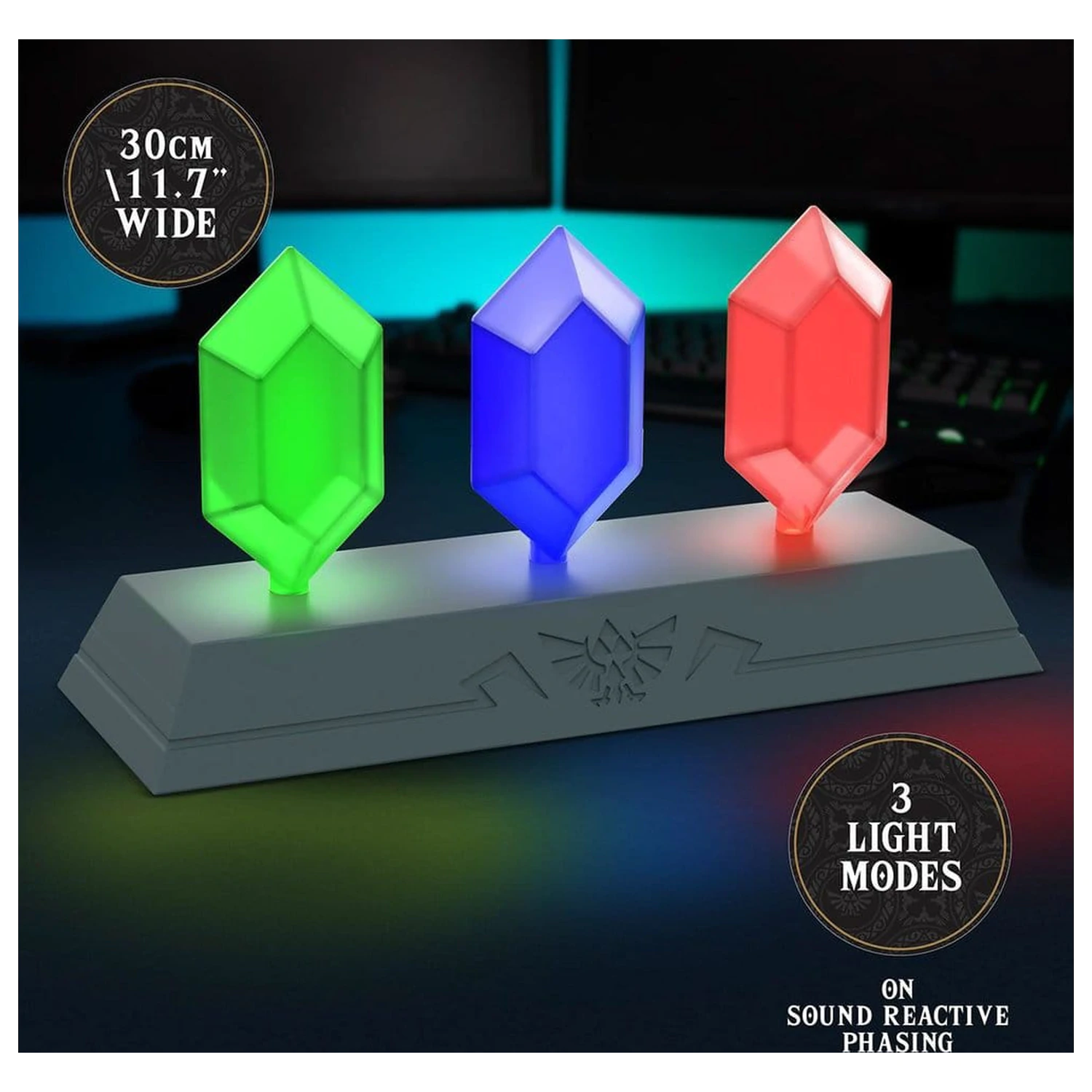 The Legend of Zelda Icon Light Plus svjetiljka Rupee 30 cm fotografija proizvoda