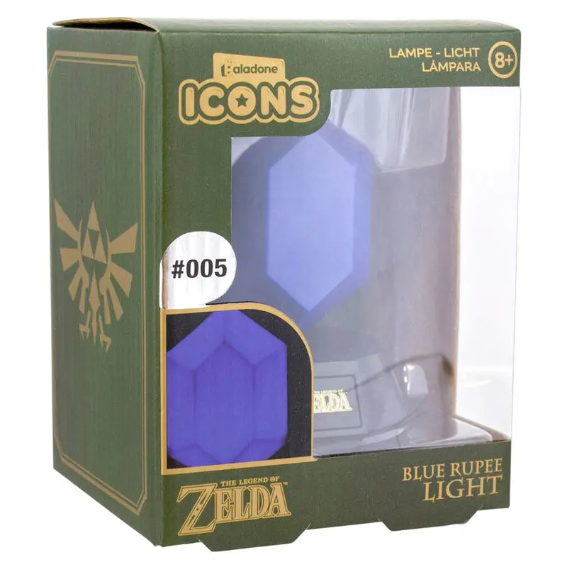 The Legend of Zelda Icons Blue Rupee fotografija proizvoda