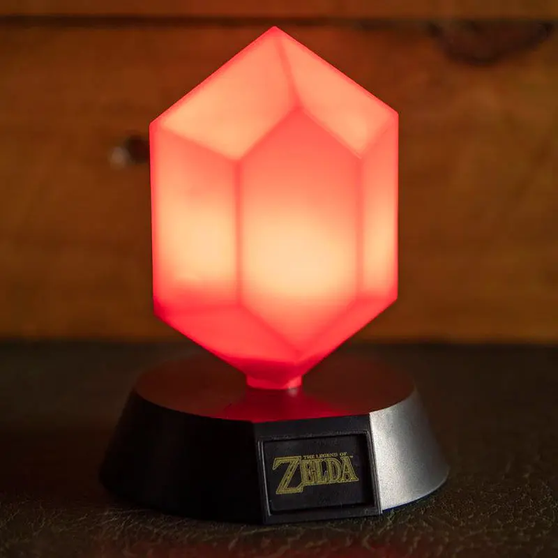 The Legend of Zelda Icons Red Rupee svjetiljka fotografija proizvoda