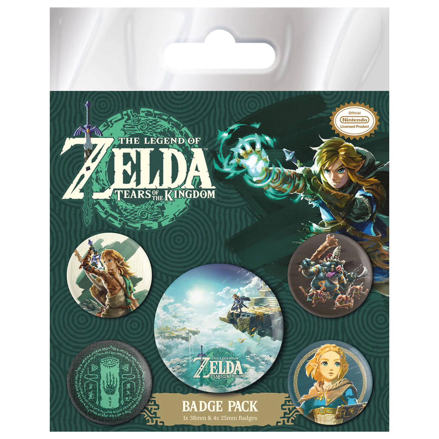 The Legend of Zelda set s otprilike 5 znački fotografija proizvoda