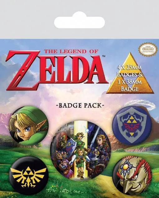 The Legend of Zelda Bedževi s iglom 5-Pack Link fotografija proizvoda