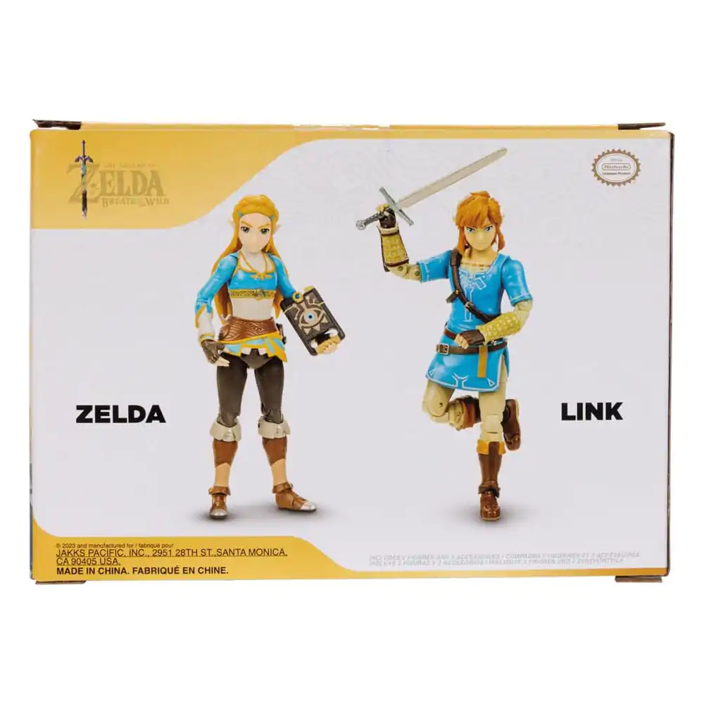 The Legend of Zelda akcijska figura 2-Pack Princess Zelda, Link 10 cm fotografija proizvoda