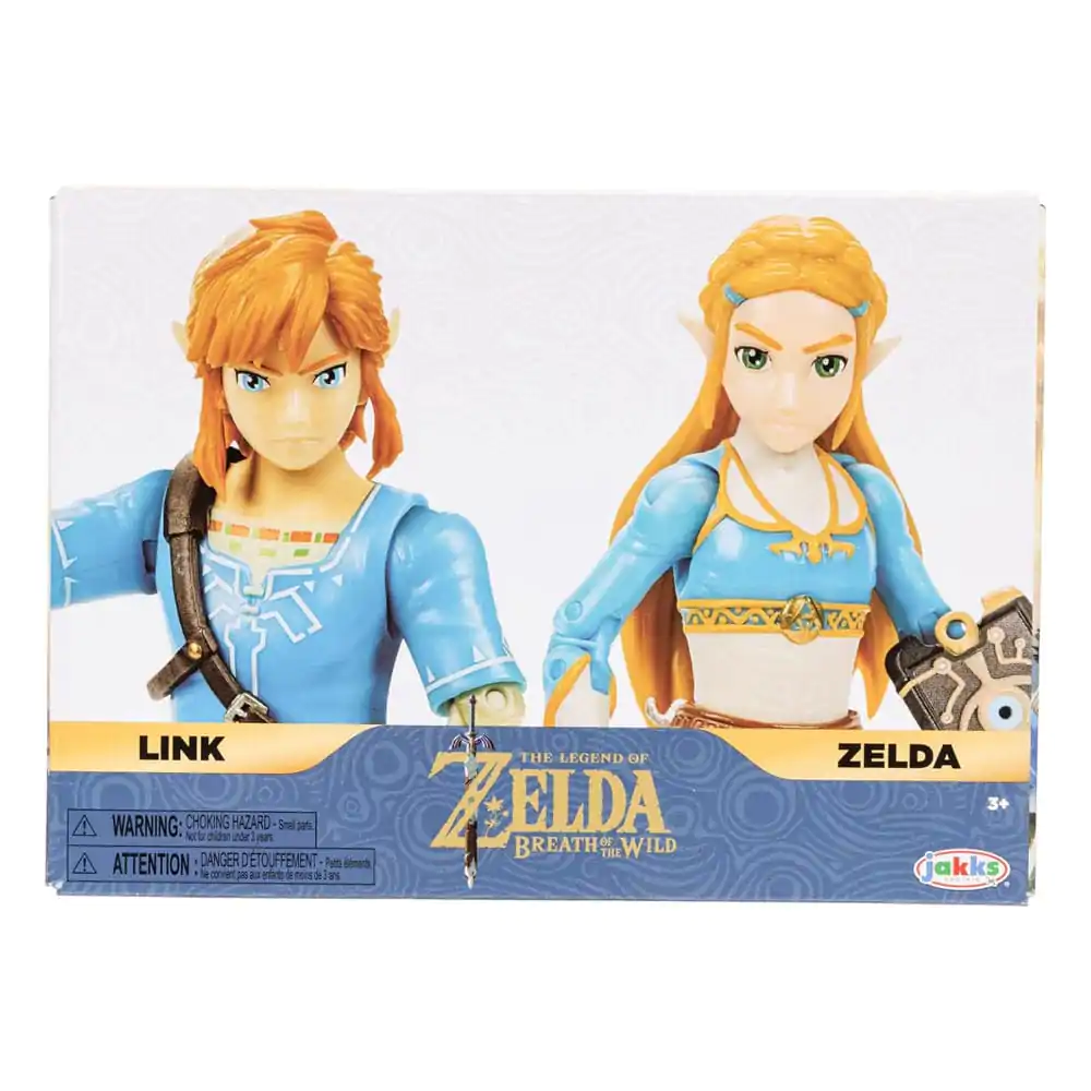 The Legend of Zelda akcijska figura 2-Pack Princess Zelda, Link 10 cm fotografija proizvoda
