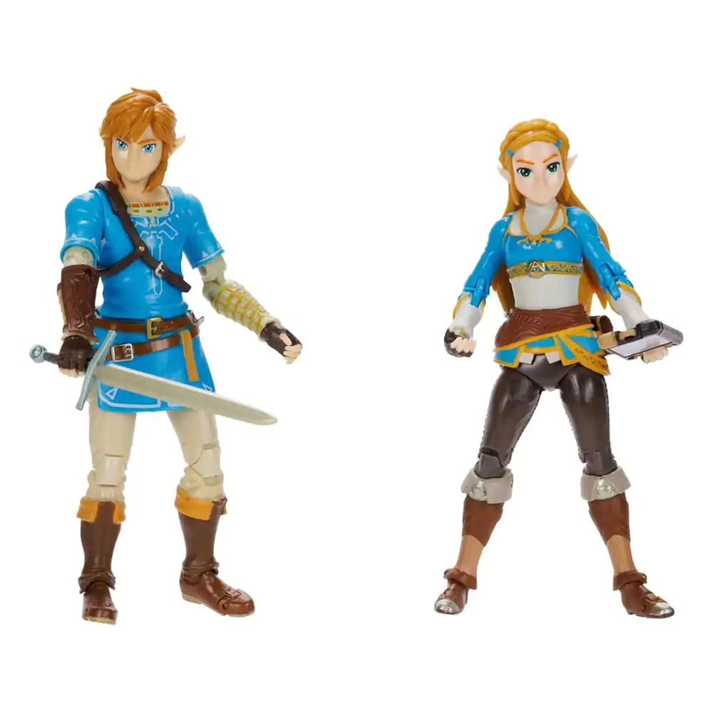 The Legend of Zelda akcijska figura 2-Pack Princess Zelda, Link 10 cm fotografija proizvoda