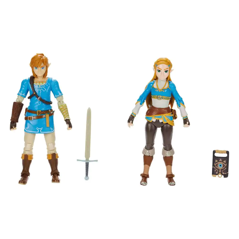 The Legend of Zelda akcijska figura 2-Pack Princess Zelda, Link 10 cm fotografija proizvoda