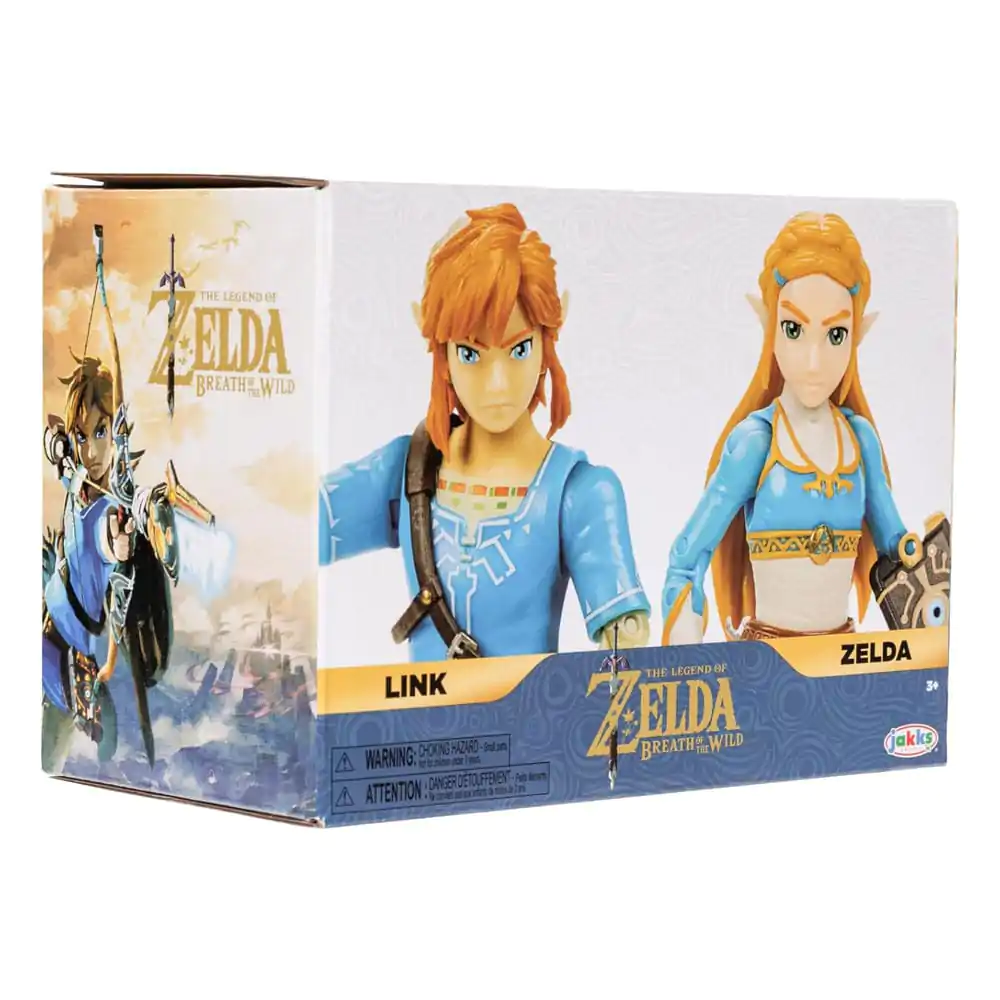The Legend of Zelda akcijska figura 2-Pack Princess Zelda, Link 10 cm fotografija proizvoda