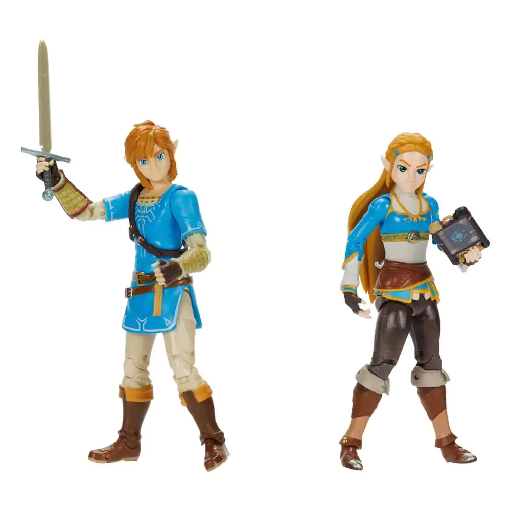 The Legend of Zelda akcijska figura 2-Pack Princess Zelda, Link 10 cm fotografija proizvoda