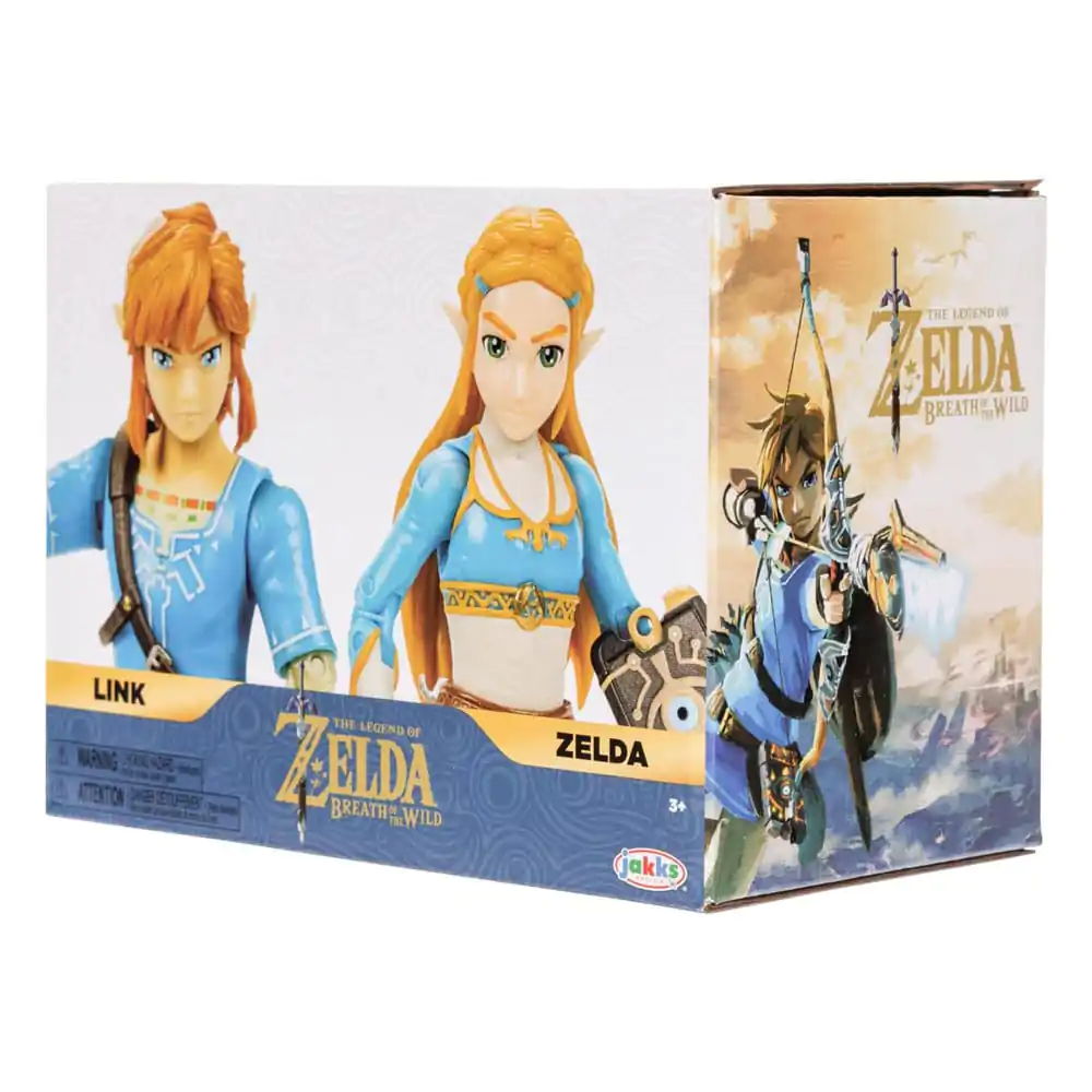 The Legend of Zelda akcijska figura 2-Pack Princess Zelda, Link 10 cm fotografija proizvoda