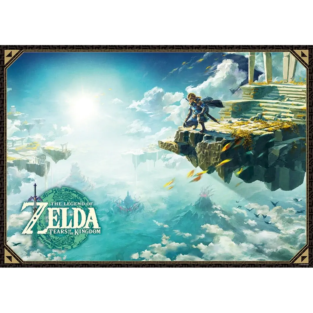 The Legend of Zelda: Tears of the Kingdom Puzzle s motivom naslovnice (1000 komada) fotografija proizvoda