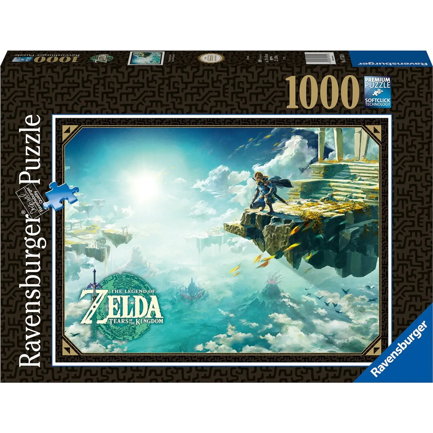 The Legend of Zelda: Tears of the Kingdom Puzzle s motivom naslovnice (1000 komada) fotografija proizvoda