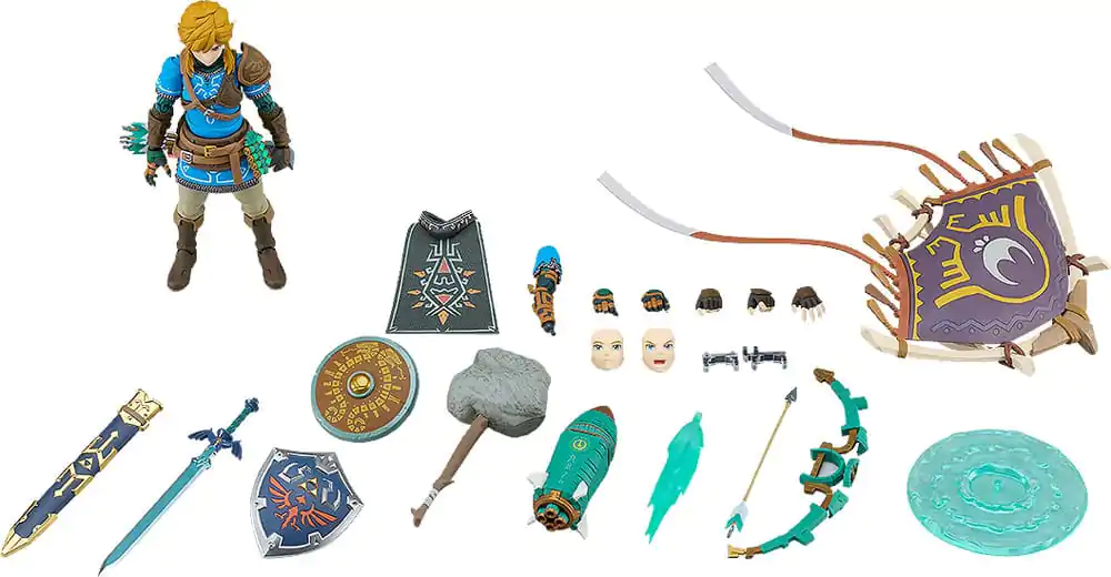 The Legend of Zelda Tears of the Kingdom Figma akcijska figura Link Tears of the Kingdom Ver. DX Edition 15 cm fotografija proizvoda