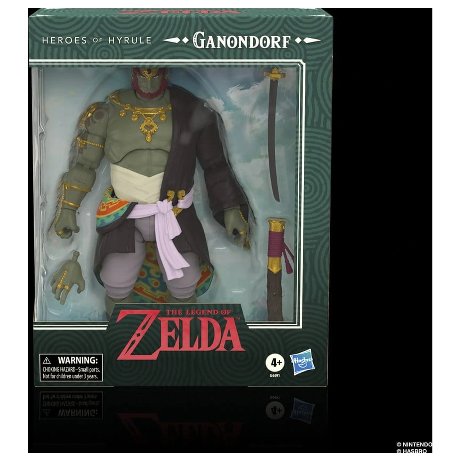 The Legend of Zelda: Tears of the Kingdom Heroes of Hyrule Akcijska figura Ganondorf 19 cm fotografija proizvoda