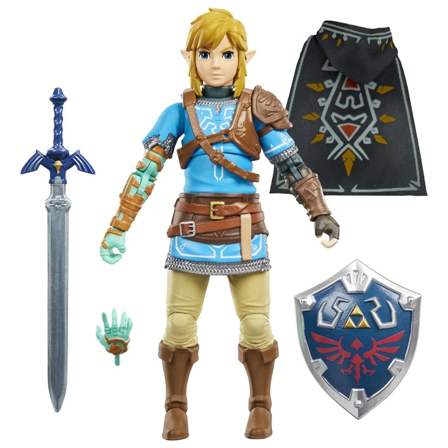 The Legend of Zelda: Tears of the Kingdom Heroes of Hyrule Action Figure Link 15 cm fotografija proizvoda