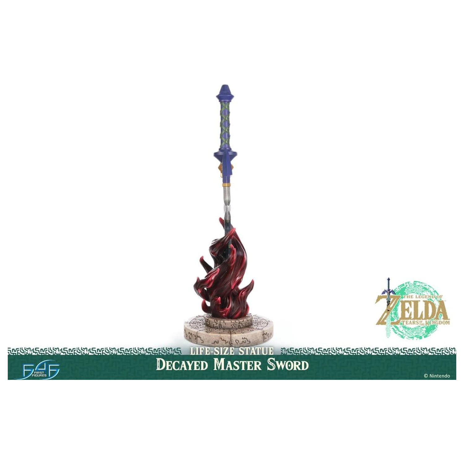 The Legend of Zelda: Tears of the Kingdom kip u prirodnoj veličini 1/1 Decayed Master Sword 71 cm fotografija proizvoda