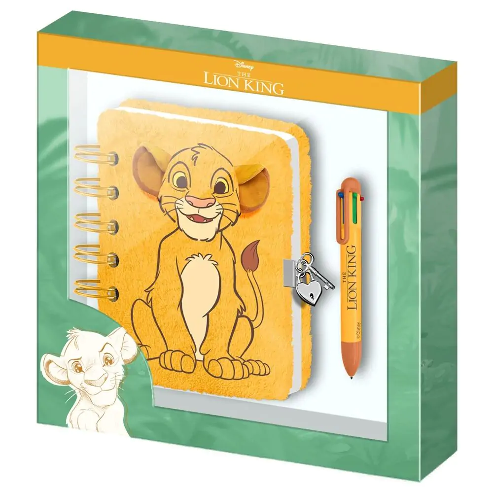 Disney The Lion King plišani dnevnik i olovka fotografija proizvoda