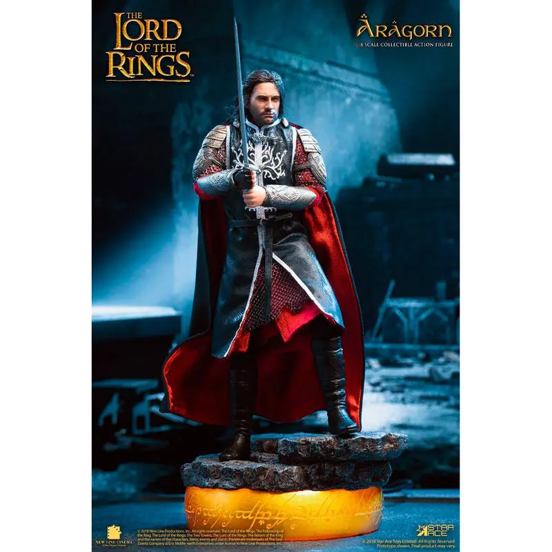 Lord of the Rings Real Master Series akcijska figura 1/8 Aragorn Deluxe verzija 23 cm fotografija proizvoda