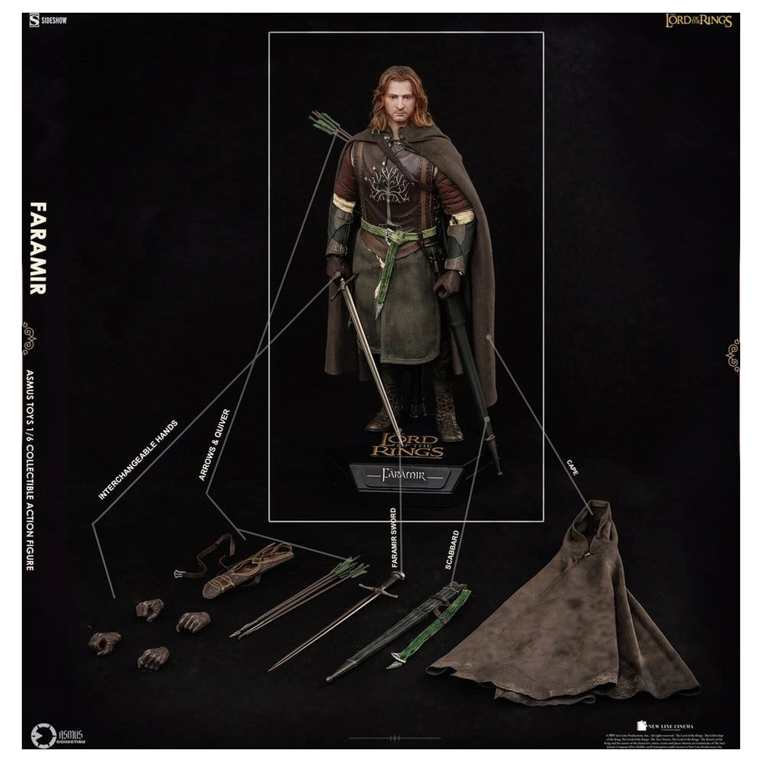 The Lord of the Rings akcijska figura 1/6 Faramir 30 cm fotografija proizvoda