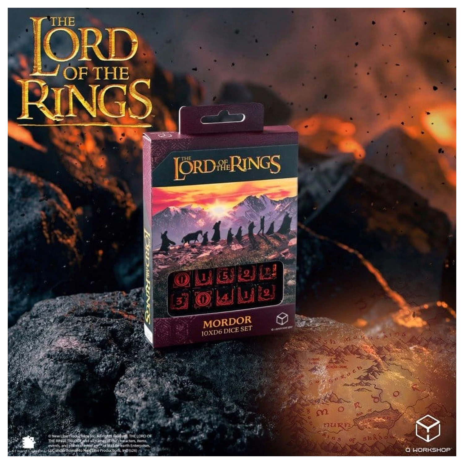 The Lord of the Rings: 10 D6 set kockica Mordor fotografija proizvoda