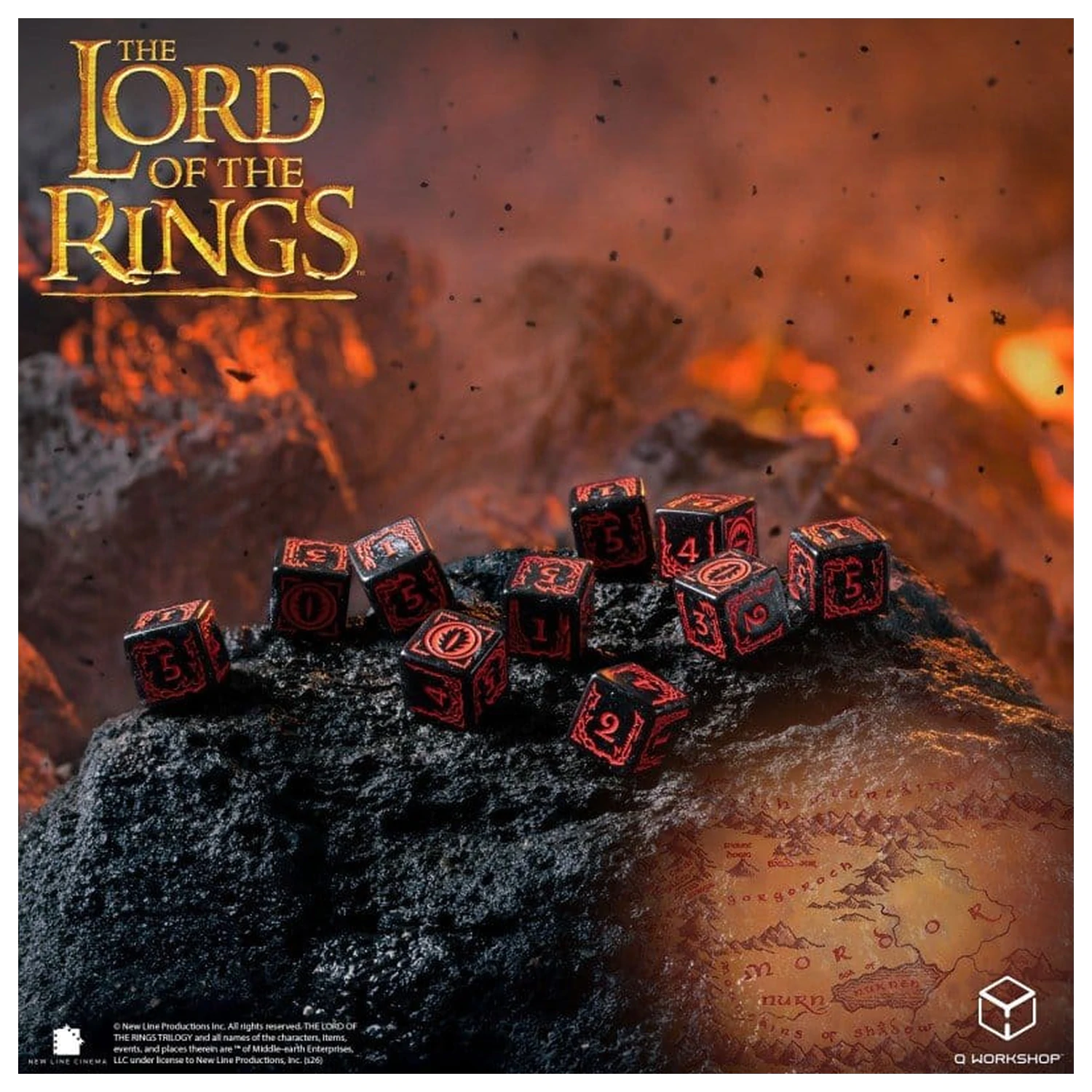 The Lord of the Rings: 10 D6 set kockica Mordor fotografija proizvoda