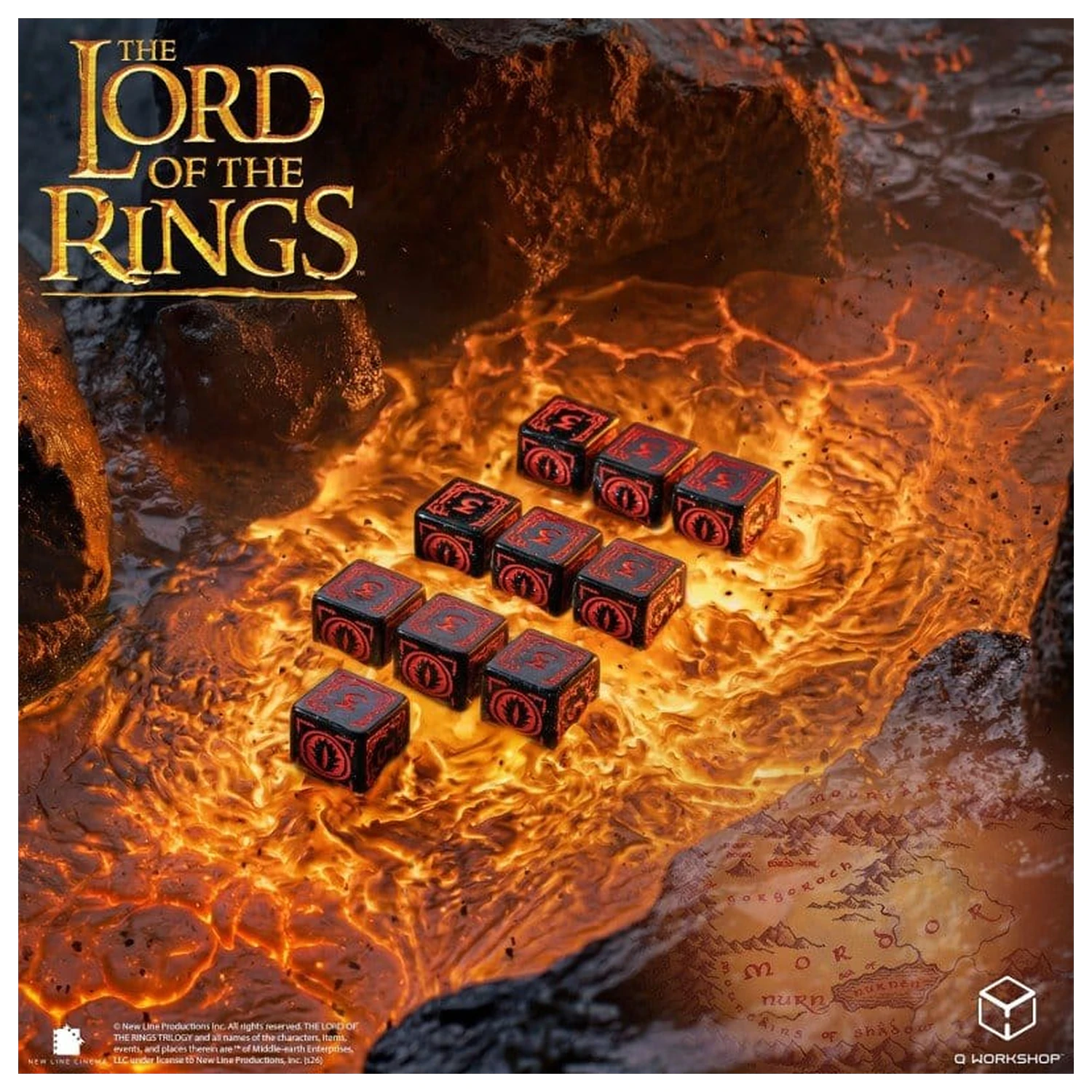 The Lord of the Rings: 10 D6 set kockica Mordor fotografija proizvoda