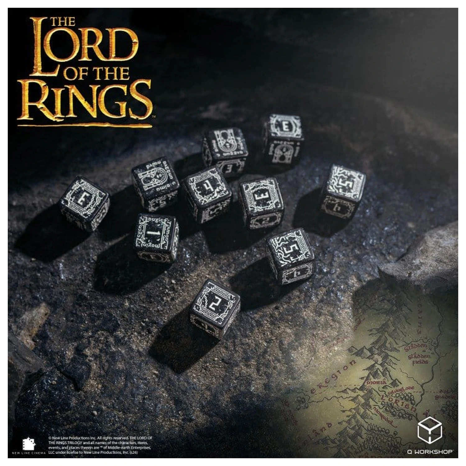The Lord of the Rings: 10 D6 set kockica Moria (svijetle u mraku) fotografija proizvoda