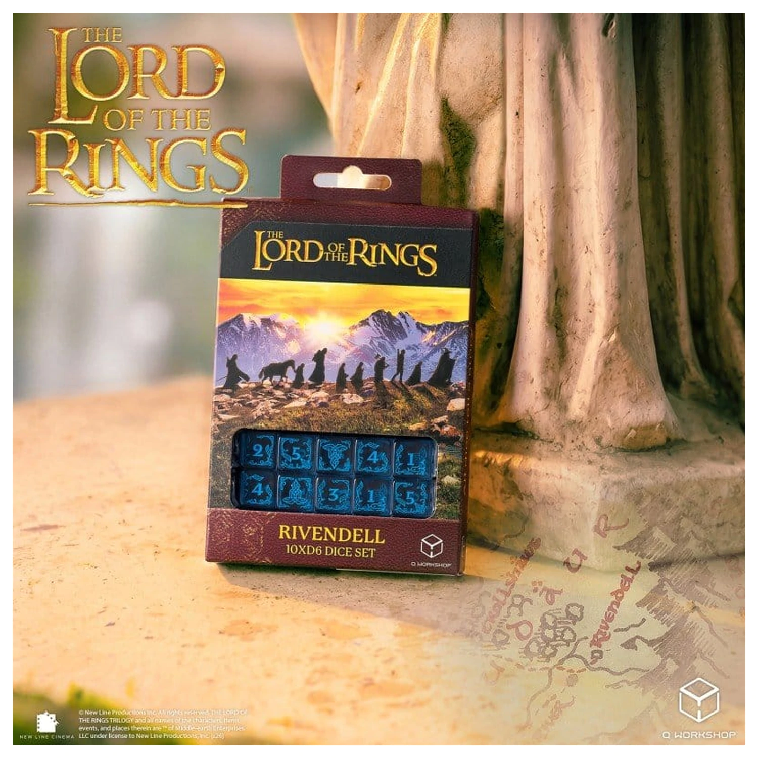 The Lord of the Rings: 10 D6 set kockica Rivendell (Water) fotografija proizvoda