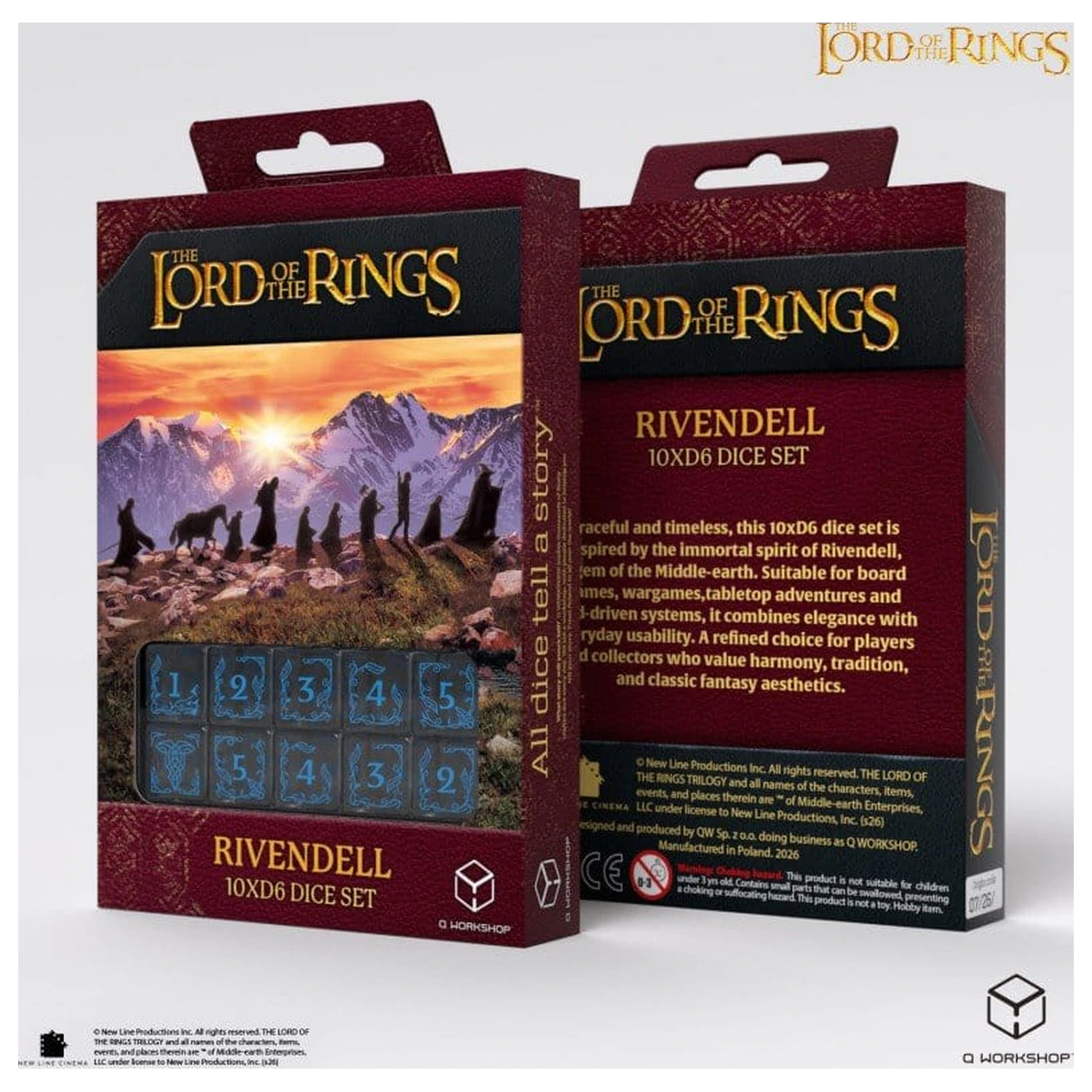 The Lord of the Rings: 10 D6 set kockica Rivendell (Water) fotografija proizvoda