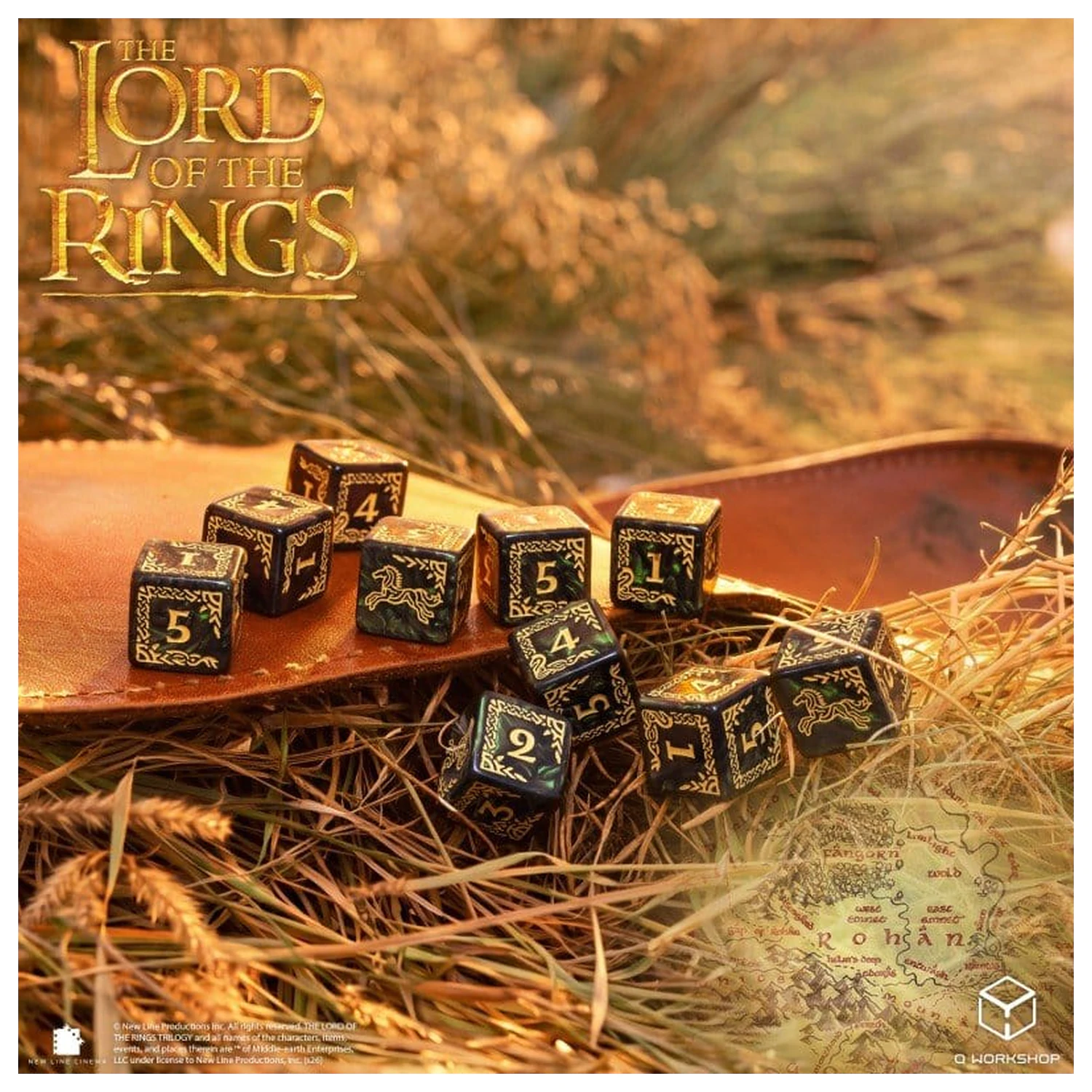 The Lord of the Rings: Set od 10 D6 Kockica Rohan fotografija proizvoda