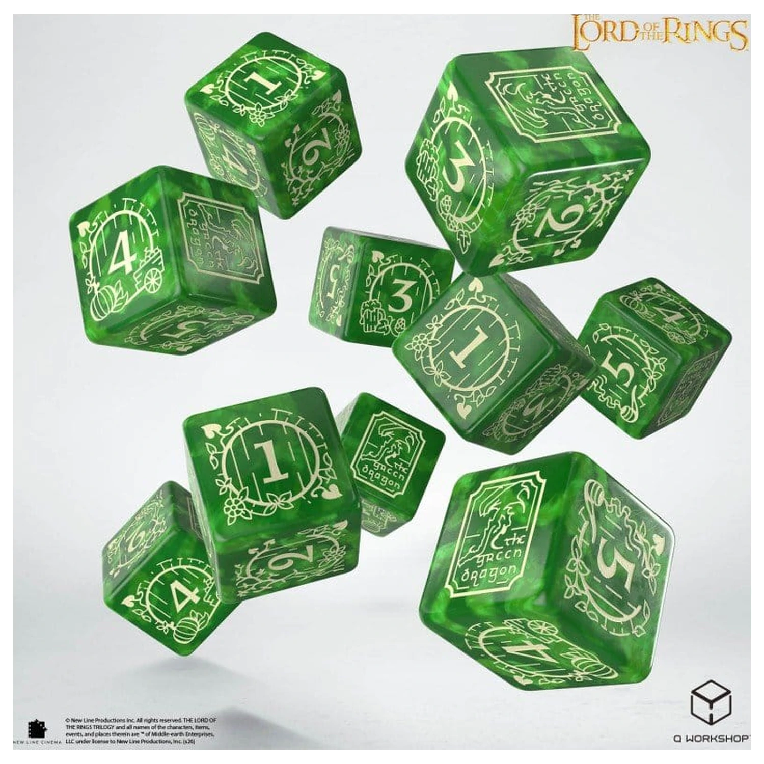 The Lord of the Rings: 10 D6 set kockica Shire fotografija proizvoda