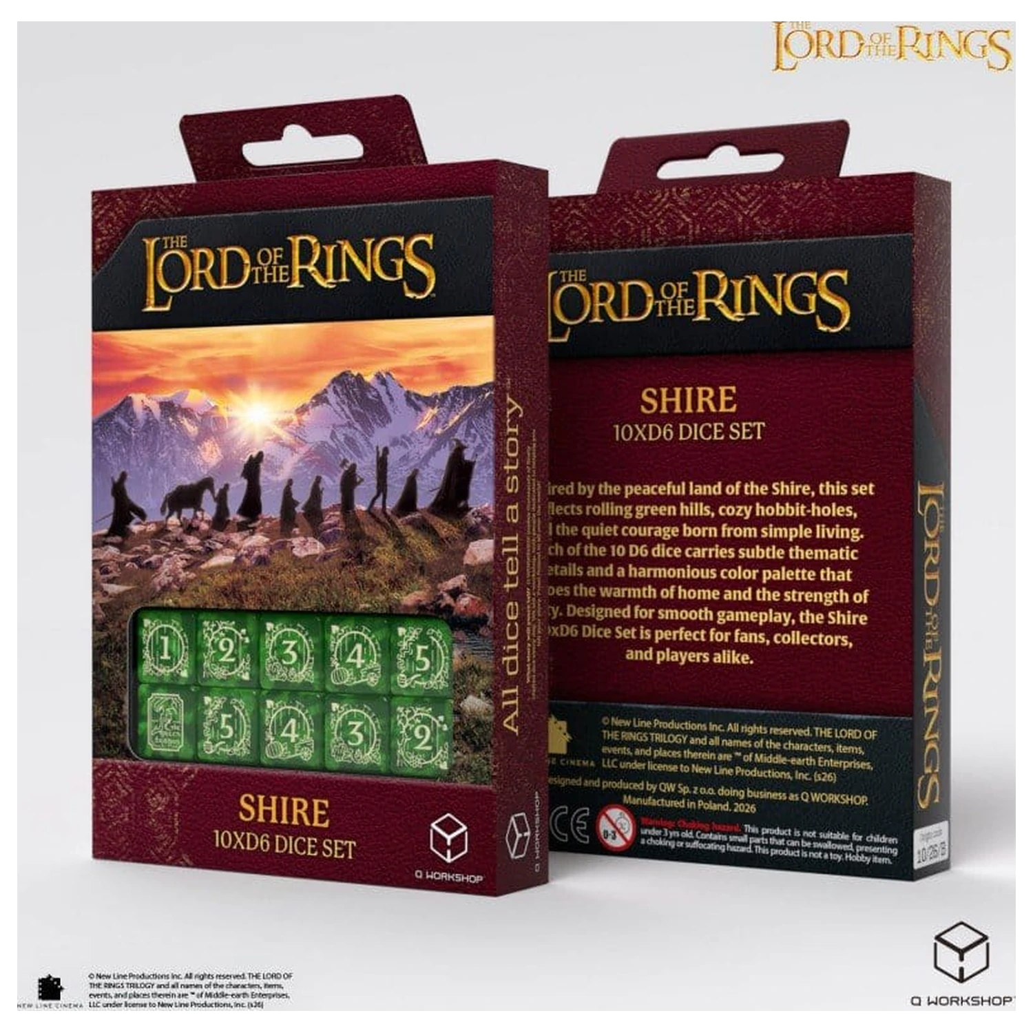 The Lord of the Rings: 10 D6 set kockica Shire fotografija proizvoda