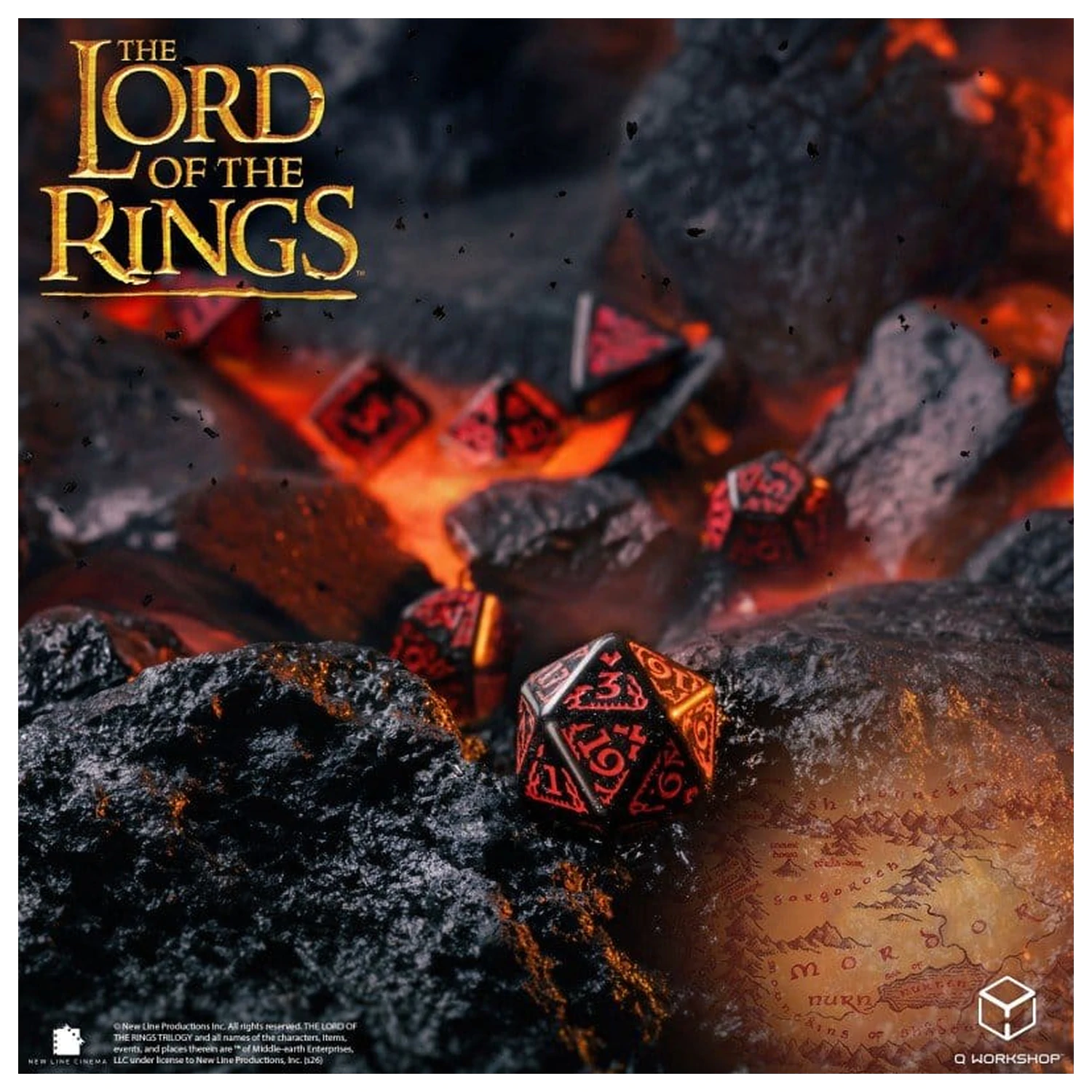 The Lord of the Rings Set od 7 Kockica Mordor fotografija proizvoda