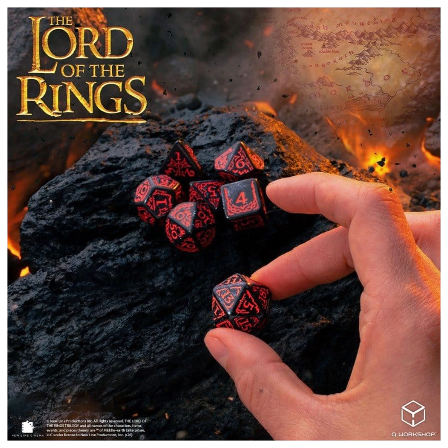 The Lord of the Rings Set od 7 Kockica Mordor fotografija proizvoda