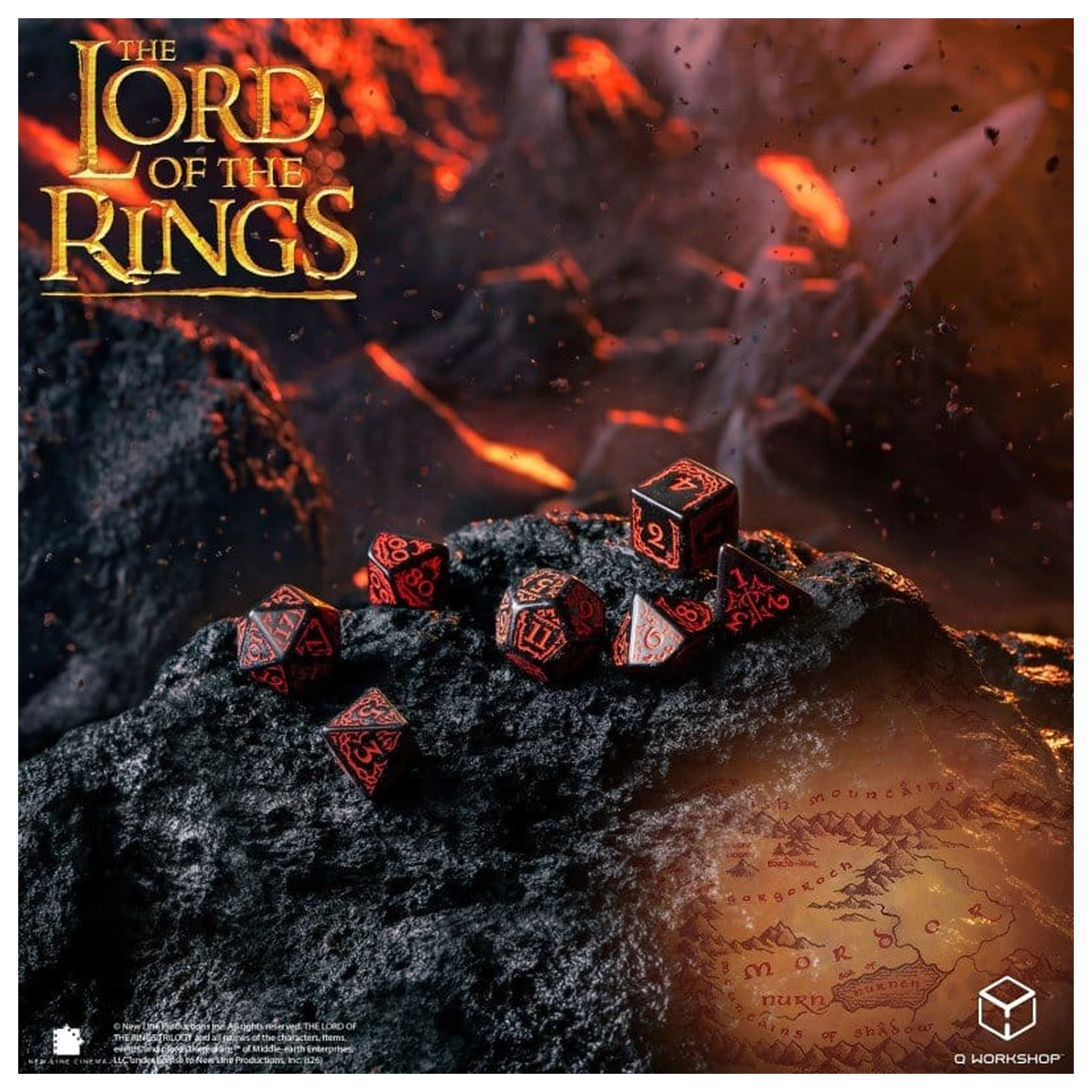 The Lord of the Rings Set od 7 Kockica Mordor fotografija proizvoda