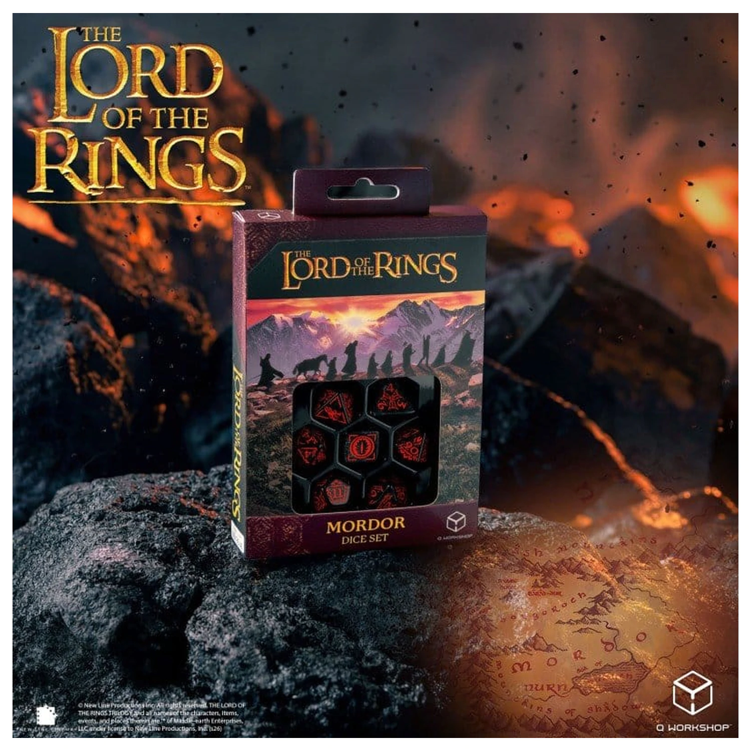 The Lord of the Rings Set od 7 Kockica Mordor fotografija proizvoda