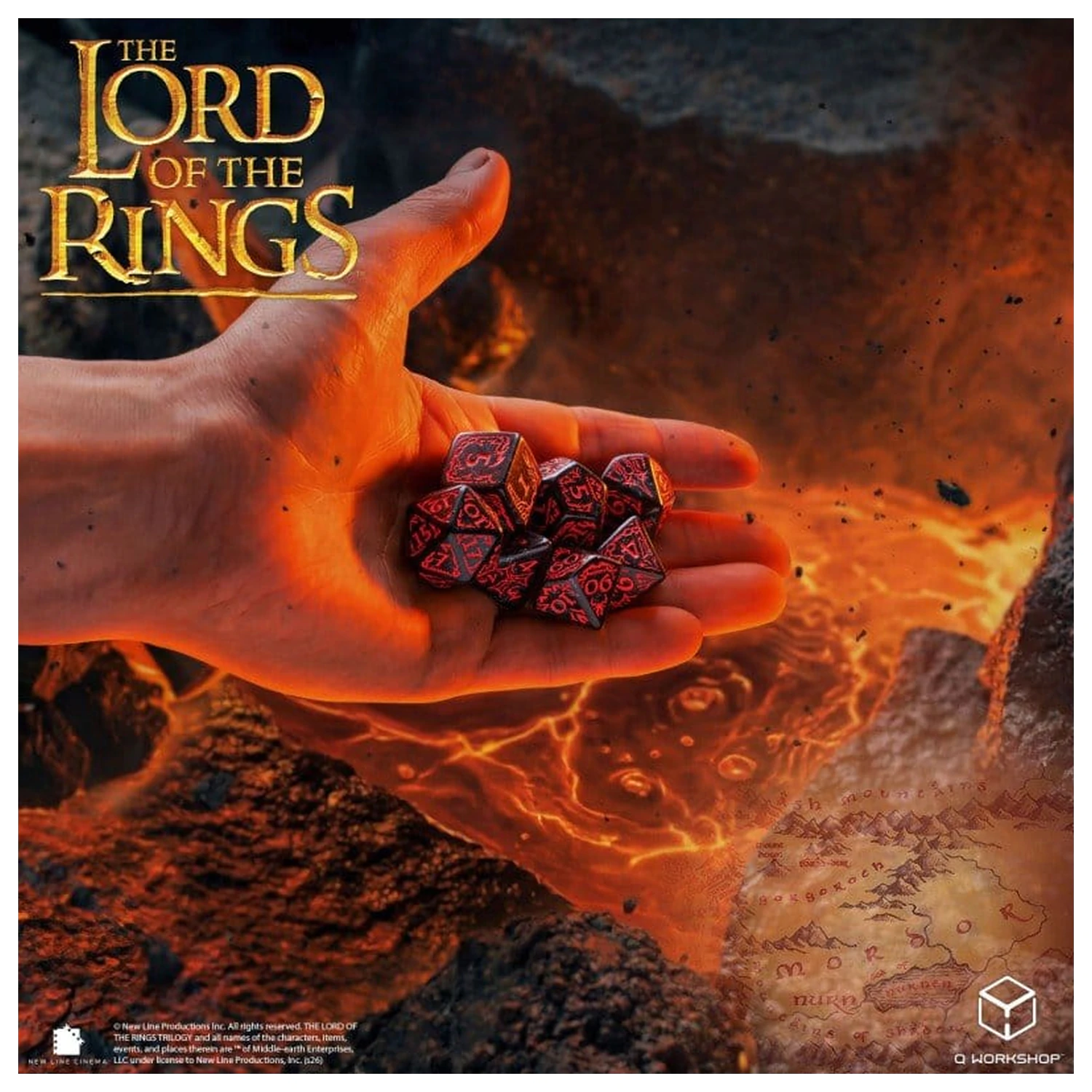 The Lord of the Rings Set od 7 Kockica Mordor fotografija proizvoda