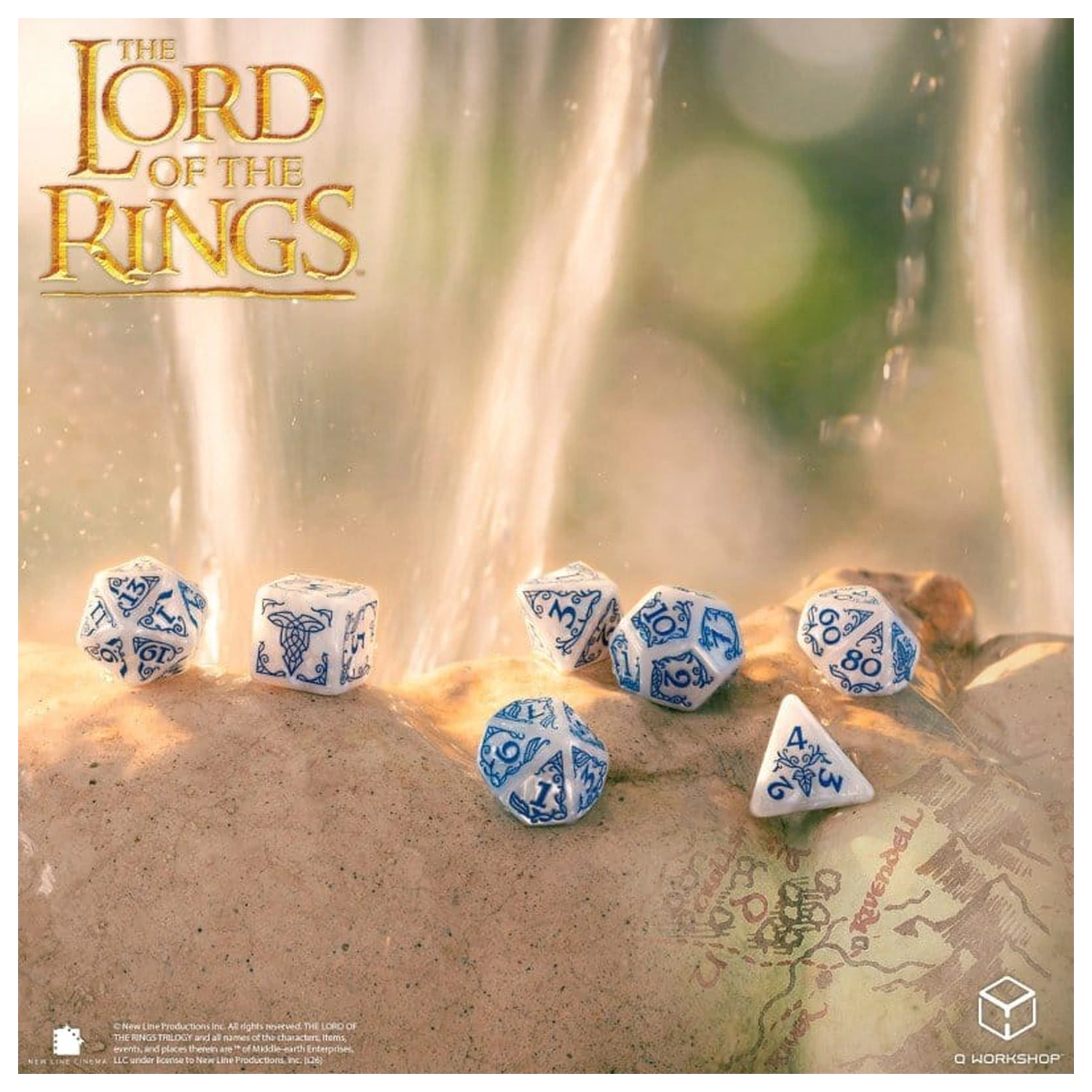 The Lord of the Rings Set od 7 kocki Rivendell (Stone) fotografija proizvoda