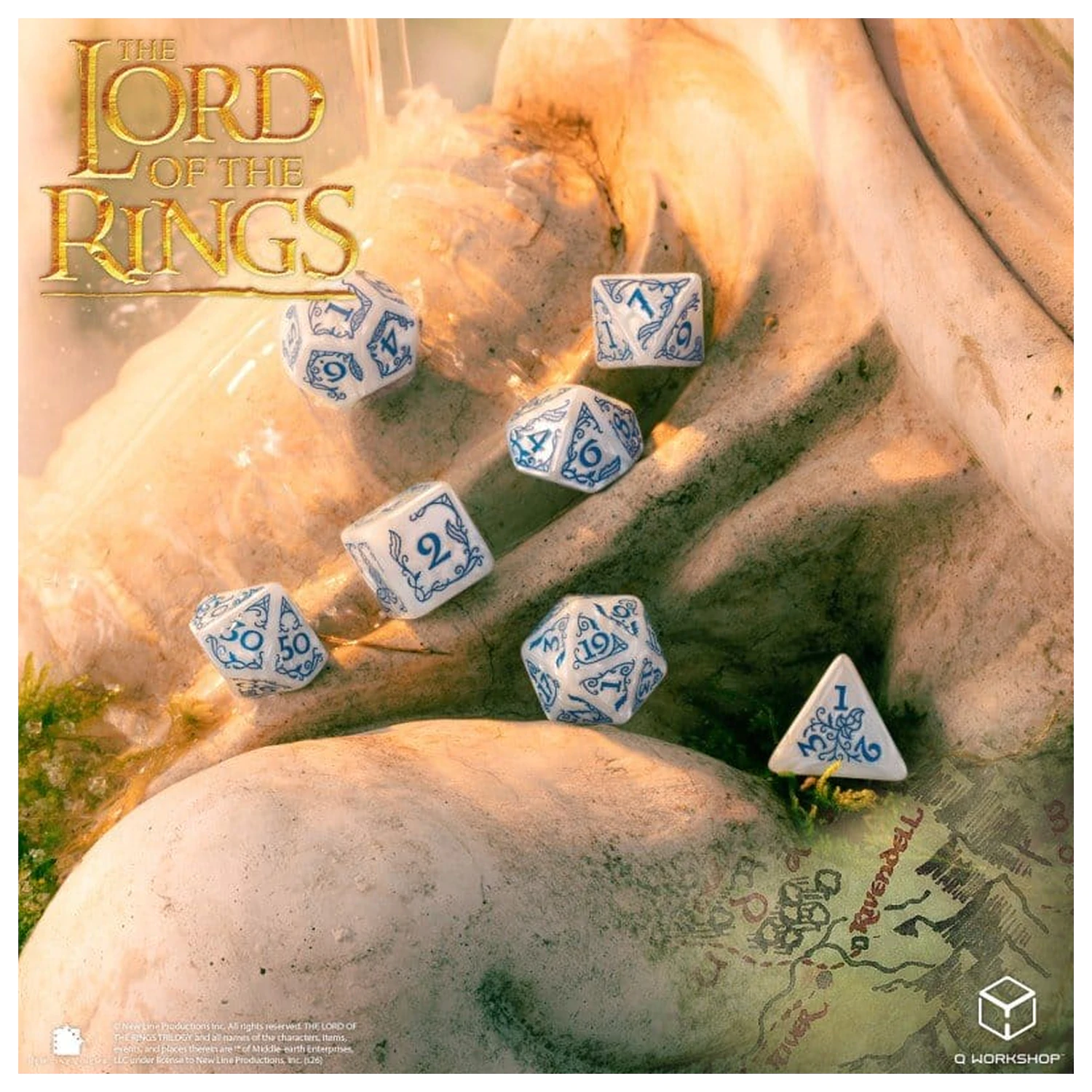 The Lord of the Rings Set od 7 kocki Rivendell (Stone) fotografija proizvoda